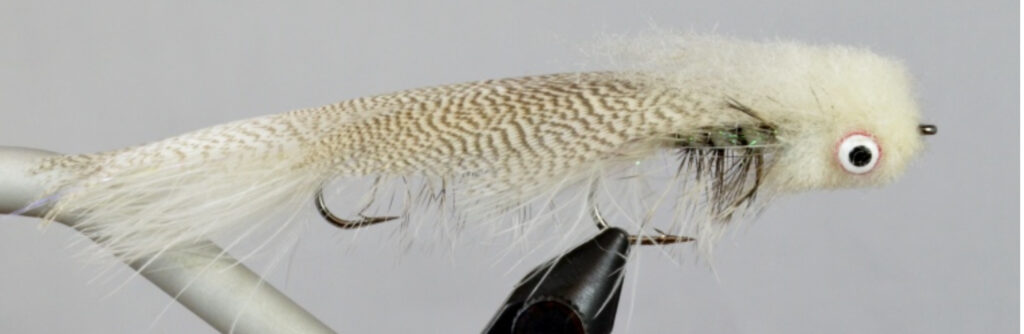 Boogieman Fly in White, Best Delaware streamer