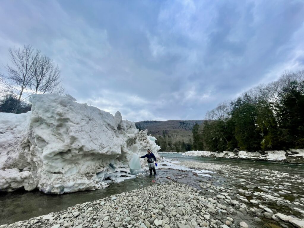 Beaverkill River Winter Fishing